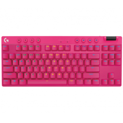 Teclado Gamer Logitech Pro X TKL Magenta Inal�mbrico
