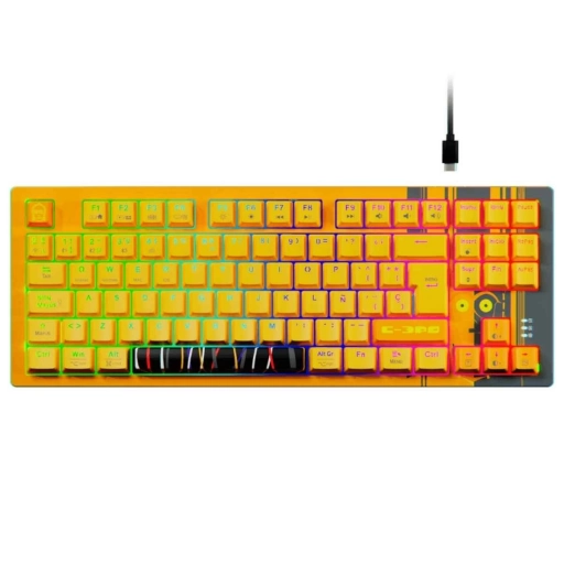 Teclado Primus Gaming C3PO Edition Trimodo RGB Espa�ol