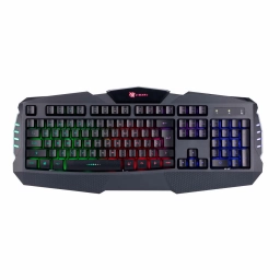 Teclado Gamer X-Lizzard RGB Espa�ol Negro 104 Teclas USB