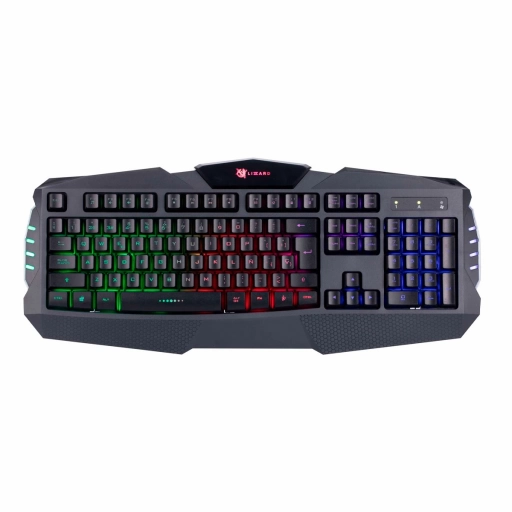Teclado Gamer X-Lizzard RGB Espa�ol Negro 104 Teclas USB