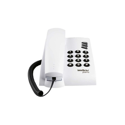 Tel�fono Fijo Intelbras Pleno Blanco para Mesa o Pared