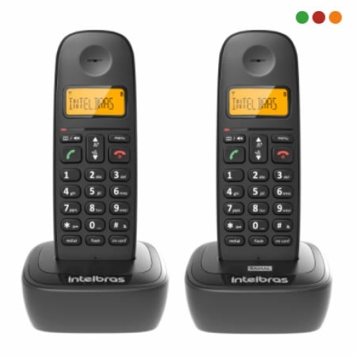 Tel�fono Intelbras TS2512 Inal�mbrico D�o Negro