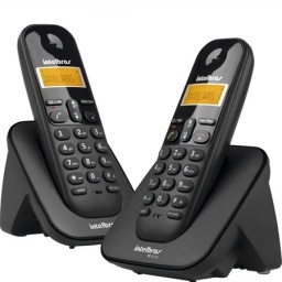 Tel�fono Intelbras TS3112 Inal�mbrico D�o Negro