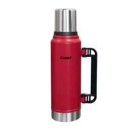Termo Cuori Alpi 1 litro Acero Inoxidable Rojo Tapa Taza