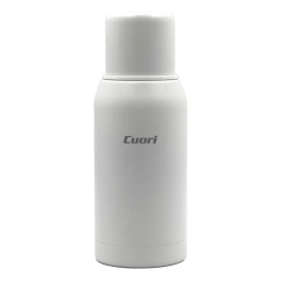 Termo Cuori Botti 750 ml Acero Inoxidable Blanco Tapa Taza