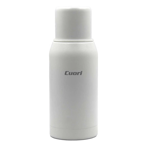 Termo Cuori Botti 750 ml Acero Inoxidable Blanco Tapa Taza