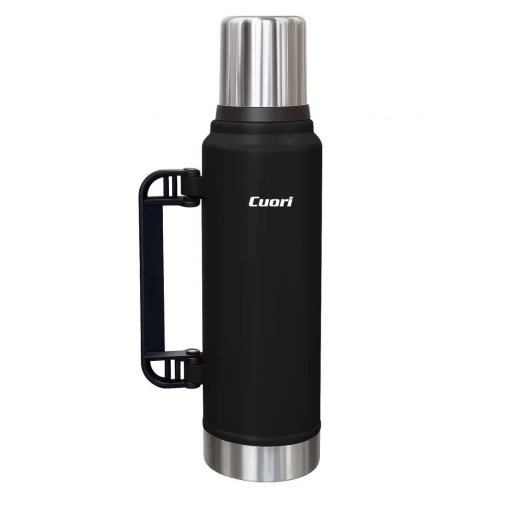 Termo Cuori Trueno 1,3 litros Acero Inoxidable Negro