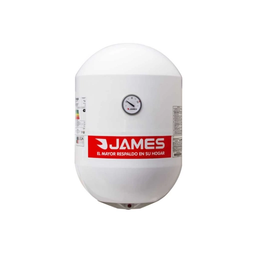 Termotanque James Cil�ndrico 40 litros Tanque de Acero Blanco