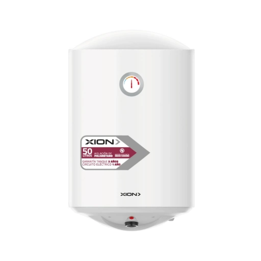 Termotanque Xion 50 litros Acero Clase B Blanco