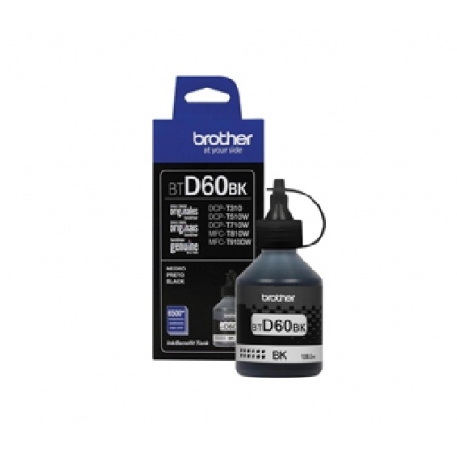 Tinta Brother BTF60BK Negra Original Botella 135 ml