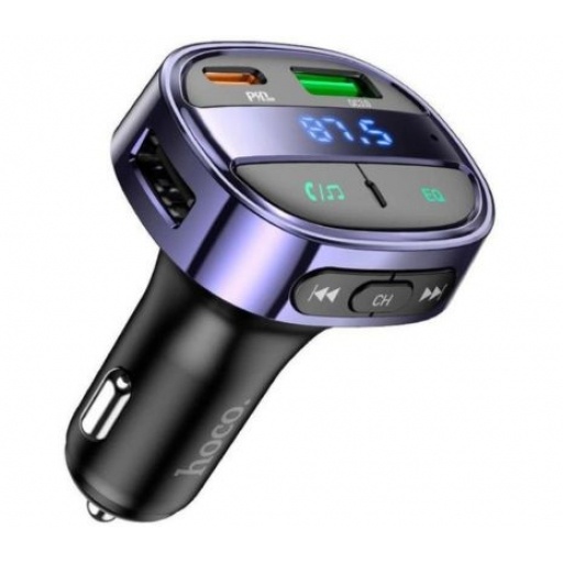 Transmisor Hoco E70 Bluetooth 5.0 USB-C PD 30 W para Auto