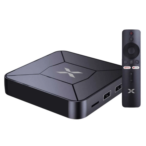 TV Box Xion 4K HDR Miracast HDMI con Control por Voz