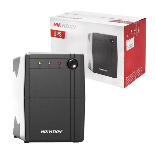 UPS Hikvision 600VA 360 W Interactiva con Schuko Negro