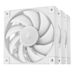 Ventilador DeepCool FD12 Blanco Kit 3 en 1 para Gabinete