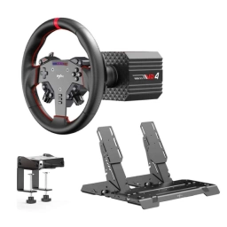 Volante Gamer PXN VD4 Bundle con Pedales y Montura