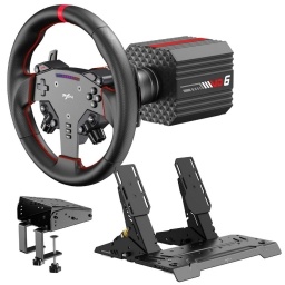 Volante PXN VD6 Force Feedback 6Nm con Pedales