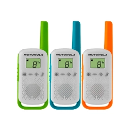 Walkie Talkie Motorola T110 X3 Pack UHF Gris 22 Canales