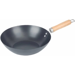 Wok Cuori Carbone 28cm Acero Carbono Antiadherente