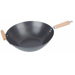 Wok Cuori Carbone 35 cm Acero Carbono Antiadherente