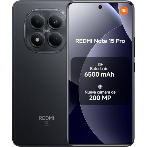Xiaomi Redmi Note 15 Pro 5G 8GB 256GB 200MP Negro